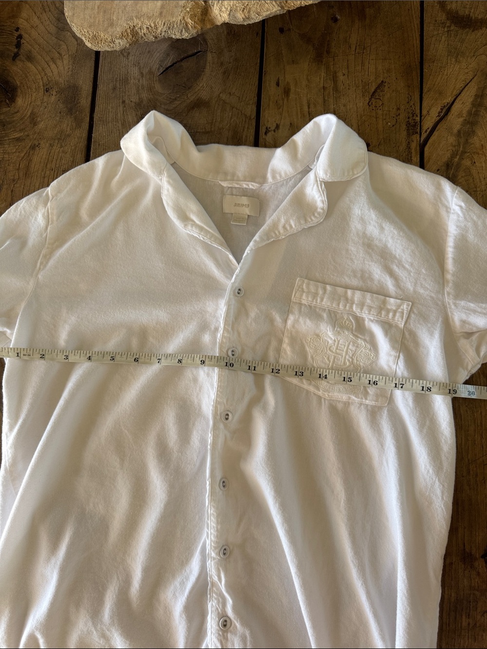 Skims Hotel Super soft size small EUC Classic White Button-Front Nightshirt - Picture 9 of 10